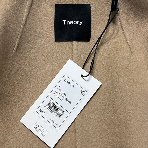 THEORY CLAIRENE JACKET WITH IT'S MATCHING HOODED VEST SIZE LARGE - Picture 3 of 12